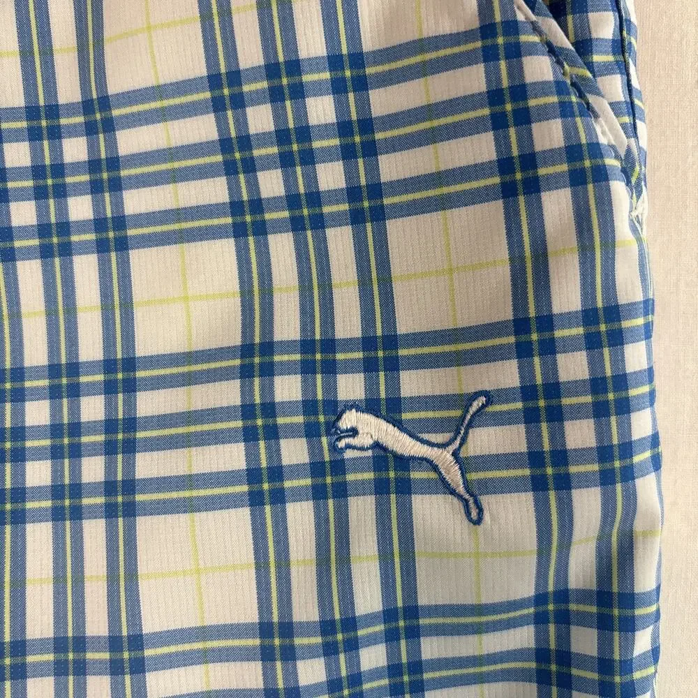 NWOT Puma PERFORMANCE Tour Edition Golf PLAID TECH PANT UV PROTECTION Mens 32